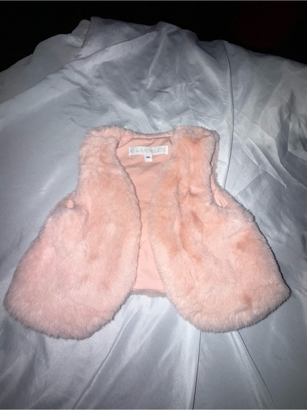 Faux Fur Vest for Kids - Pink - Rachel Zoe-18 months